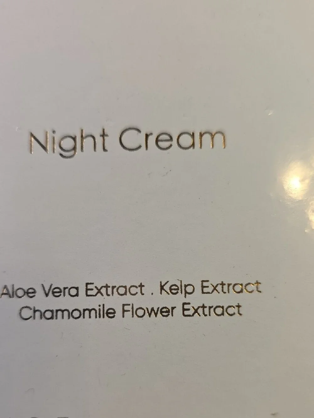 D'OR24K Prestige Night Cream – White